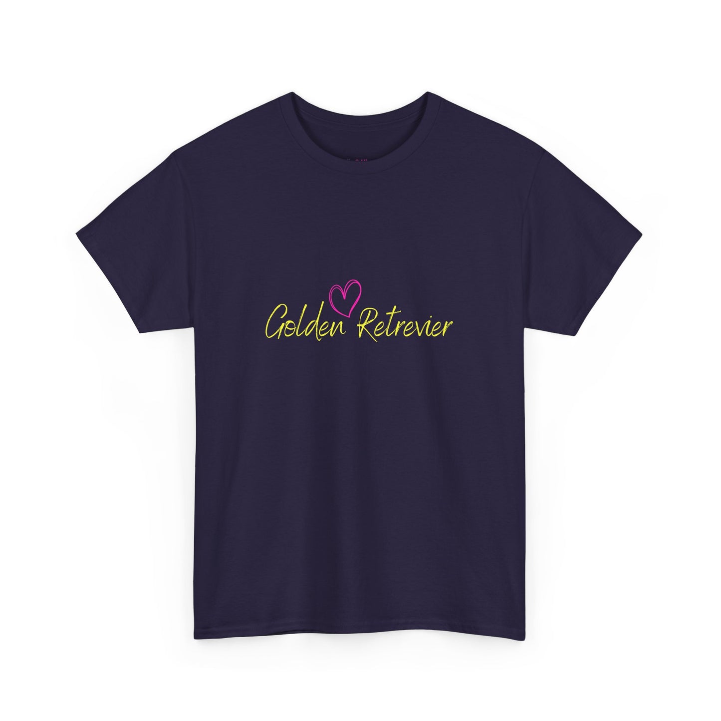 Golden Retriever Woofin' For My Black Cat // Unisex Heavy Cotton Tee - Relationship Dynamics