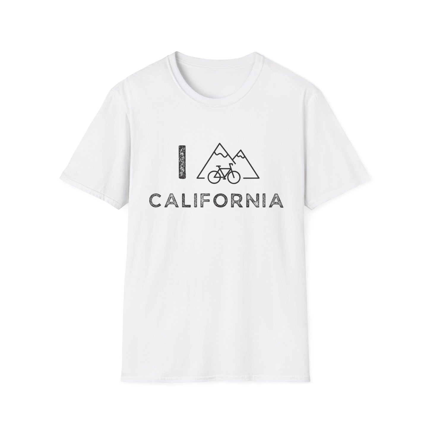 I (Mountain) Bike California // Unisex Softstyle T-Shirt