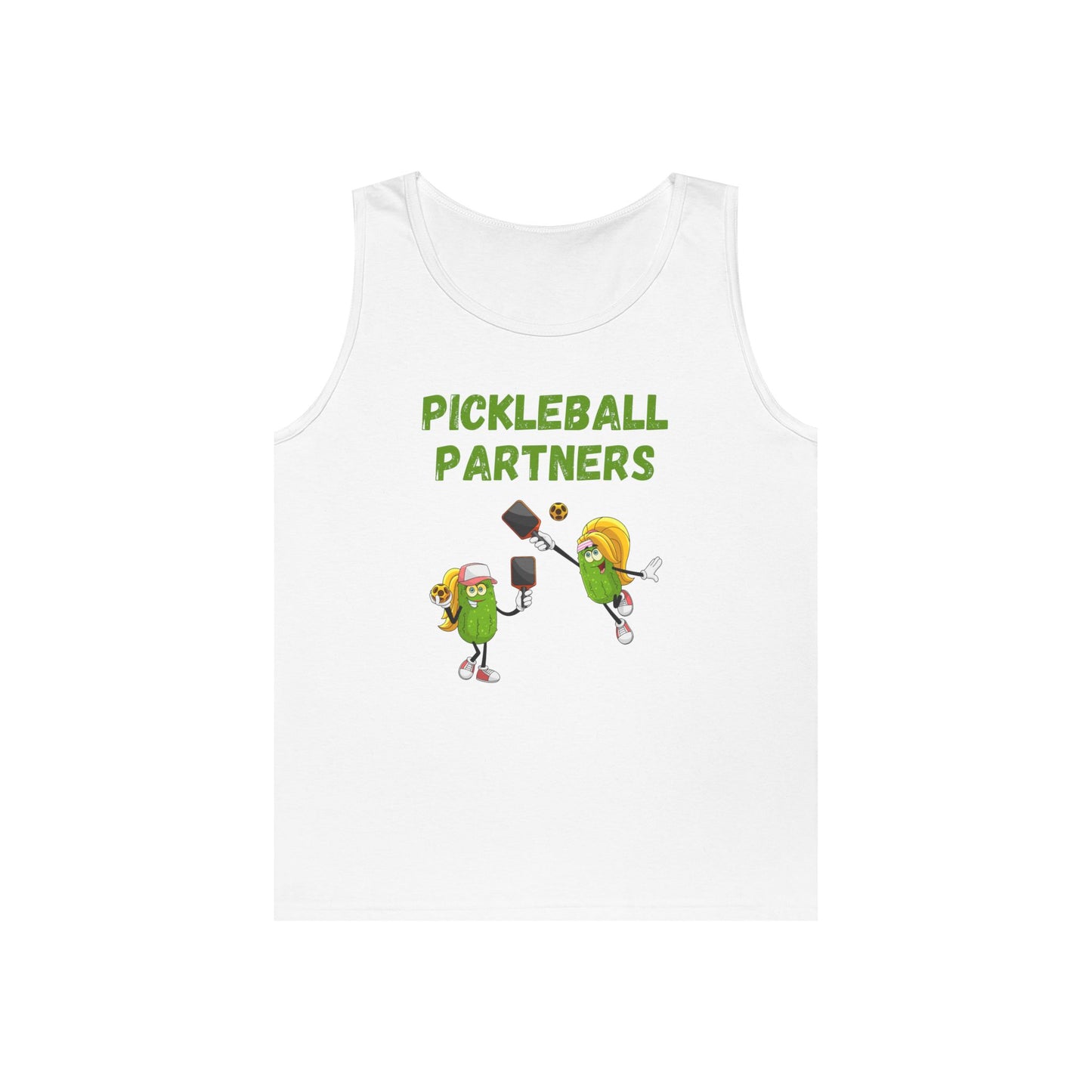 Pickleball Partners 3 // Unisex Heavy Cotton Tank Top