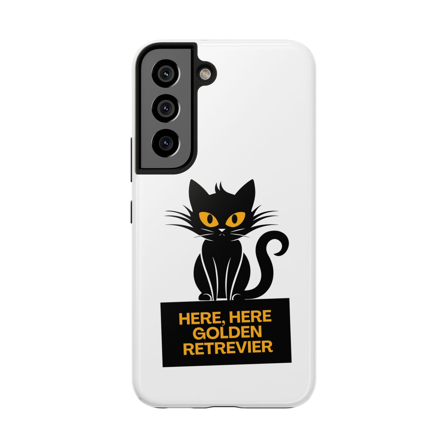 Here, Here Golden Retriever // Phone Case