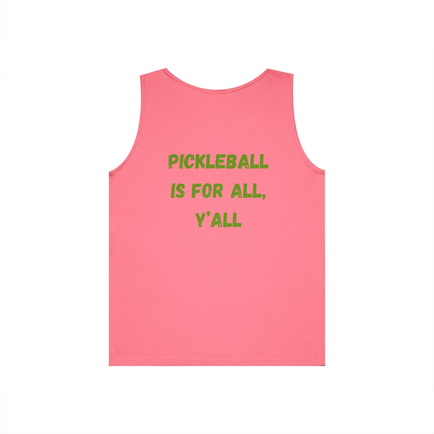 Pickleball is for All, Y'all // Unisex Heavy Cotton Tank Top