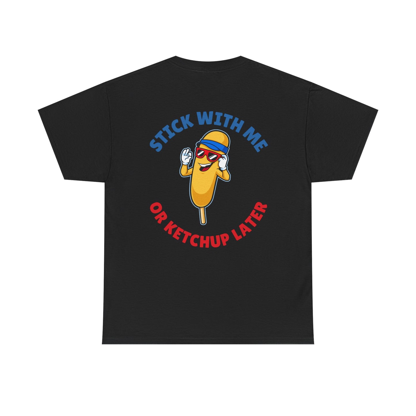 Funny Corndog Season // Unisex Heavy Cotton Tee | Perfect for Food Lovers and Festivals