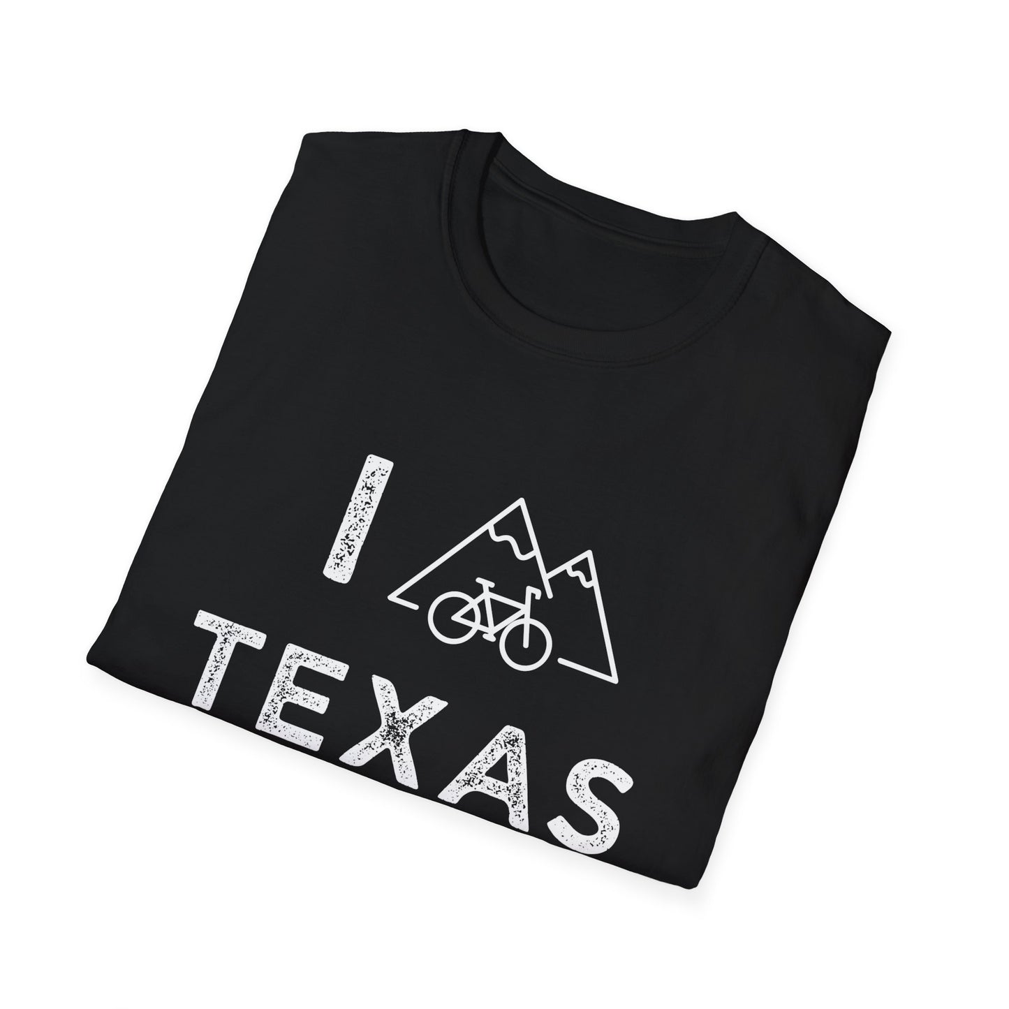 I (Mountain) Bike Texas // Unisex Softstyle T-Shirt