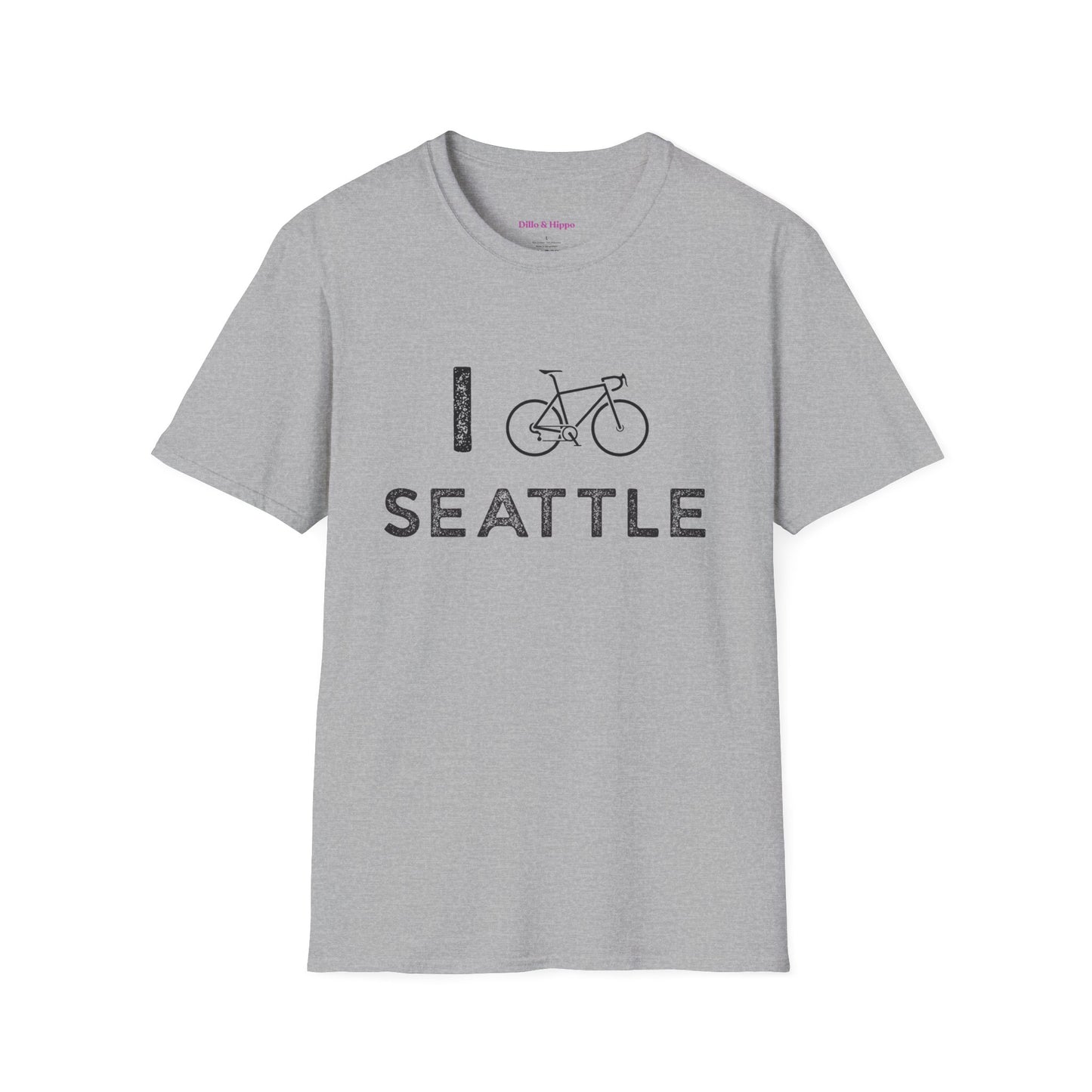 I (Road) Bike Seattle // Unisex Softstyle T-Shirt