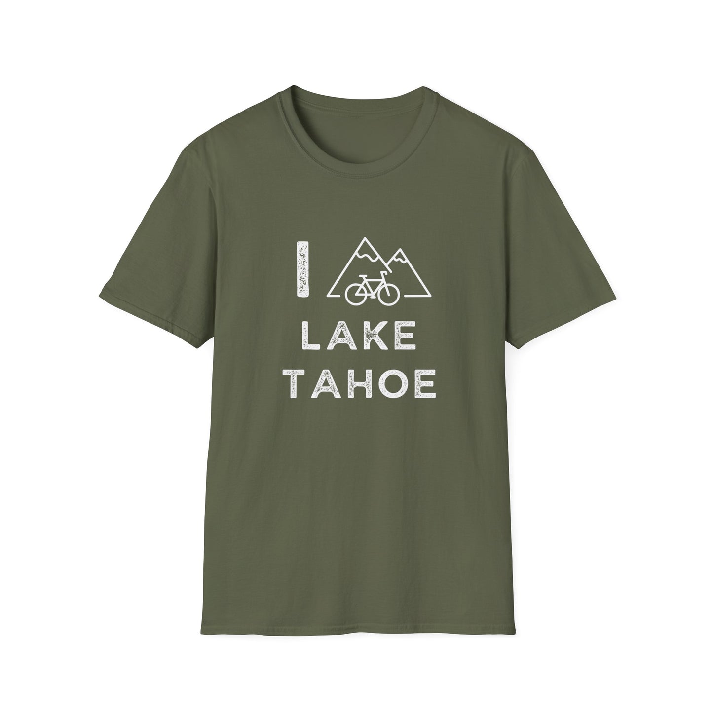 I (Mountain) Bike Lake Tahoe // Unisex Softstyle T-Shirt
