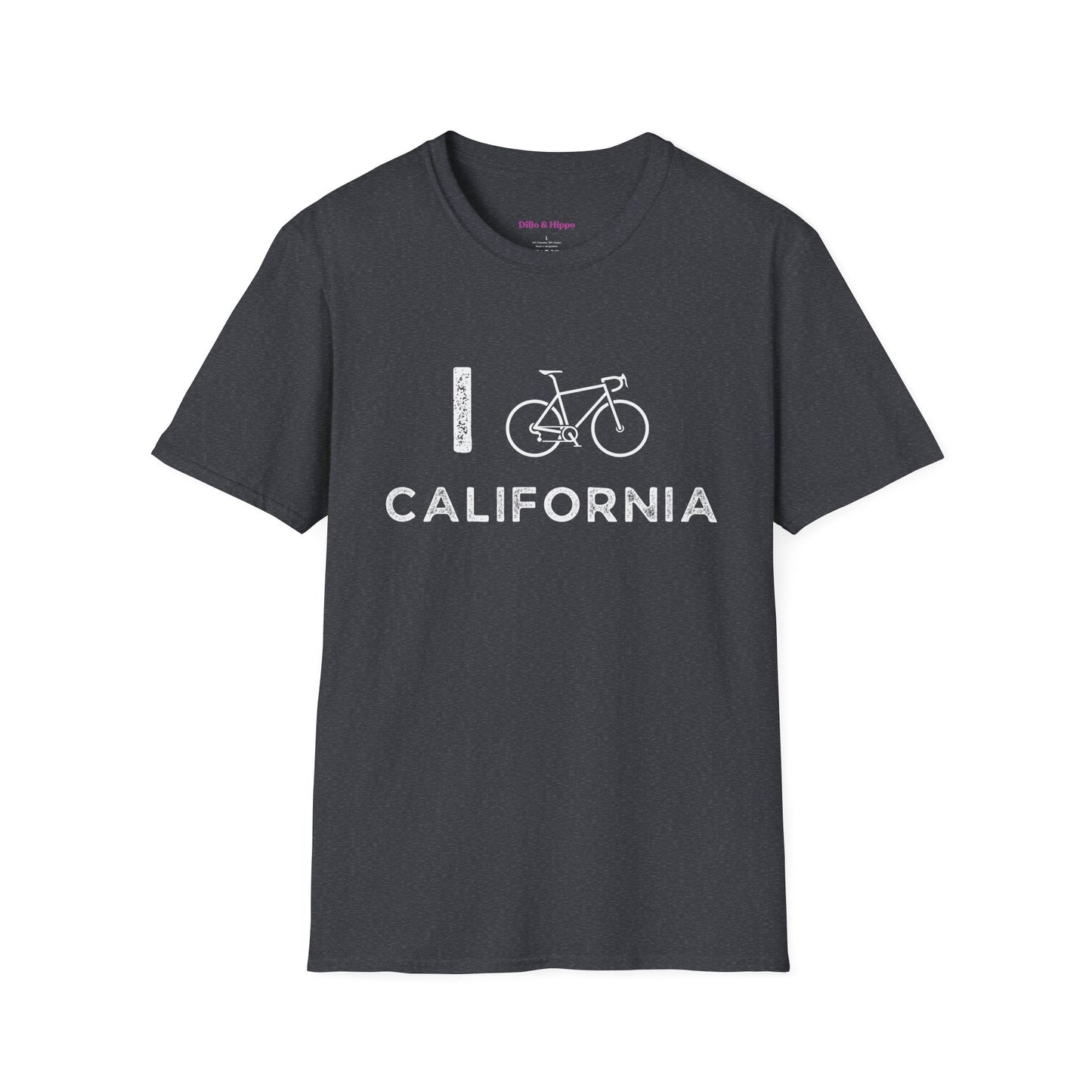I (Road) Bike California // Unisex Softstyle T-Shirt