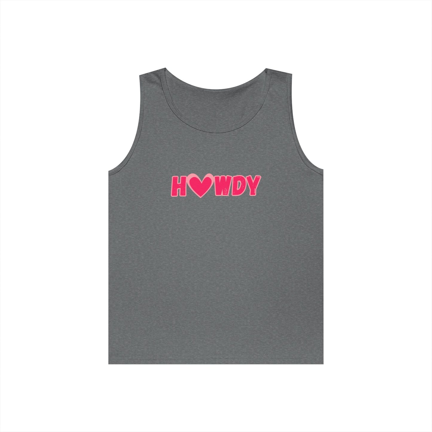 H<3wdy // Unisex Heavy Cotton Tank Top - Trendy Summer Wear for Fun and Relaxation