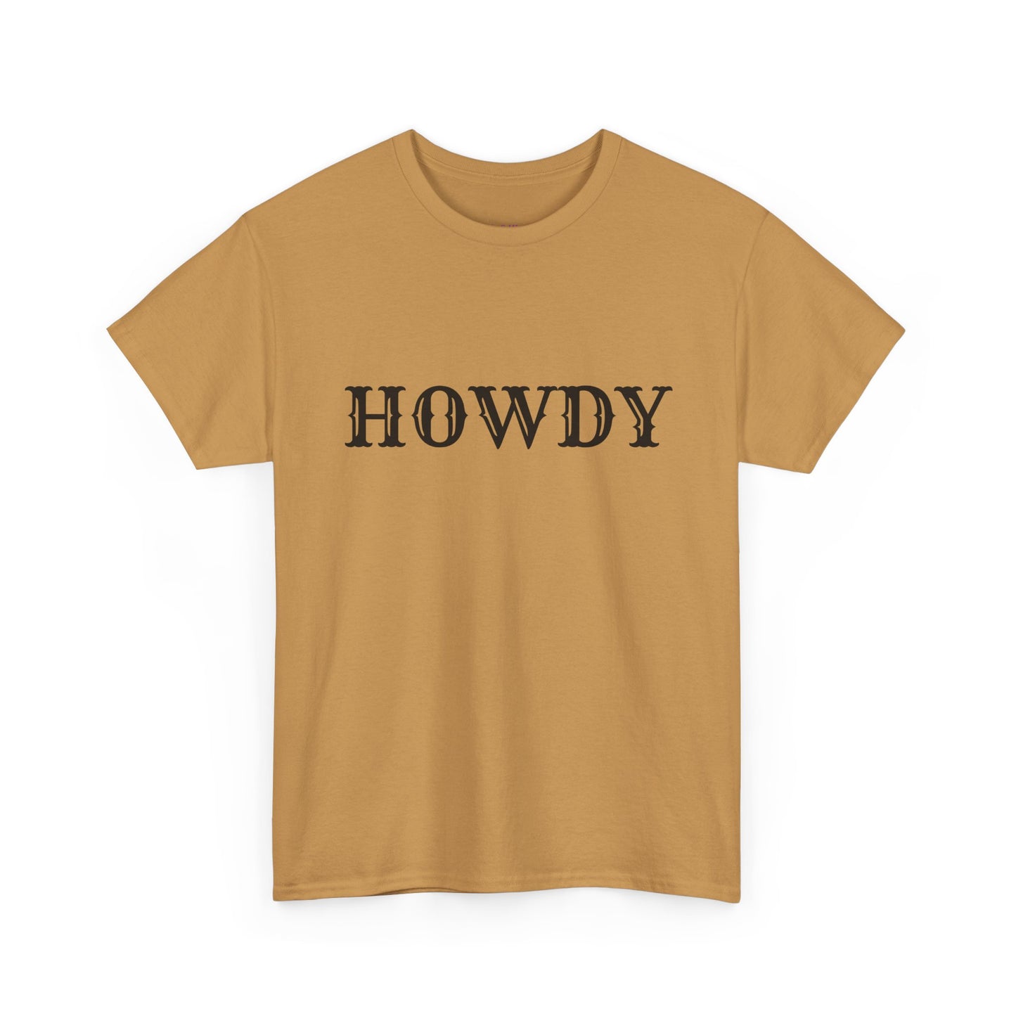 Howdy & Adios // Unisex Heavy Cotton Tee - Casual Statement Shirt