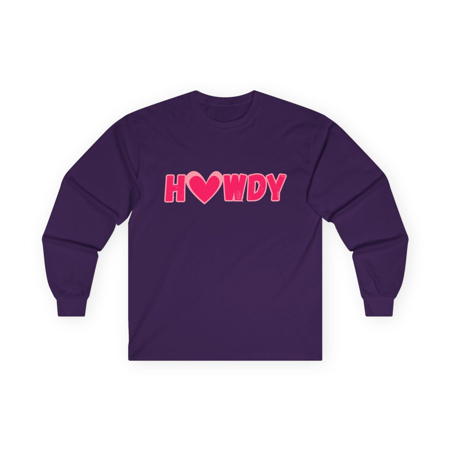 H<3wdy // Heart Long Sleeve Tee – Unisex Ultra Cotton Shirt for Casual Style