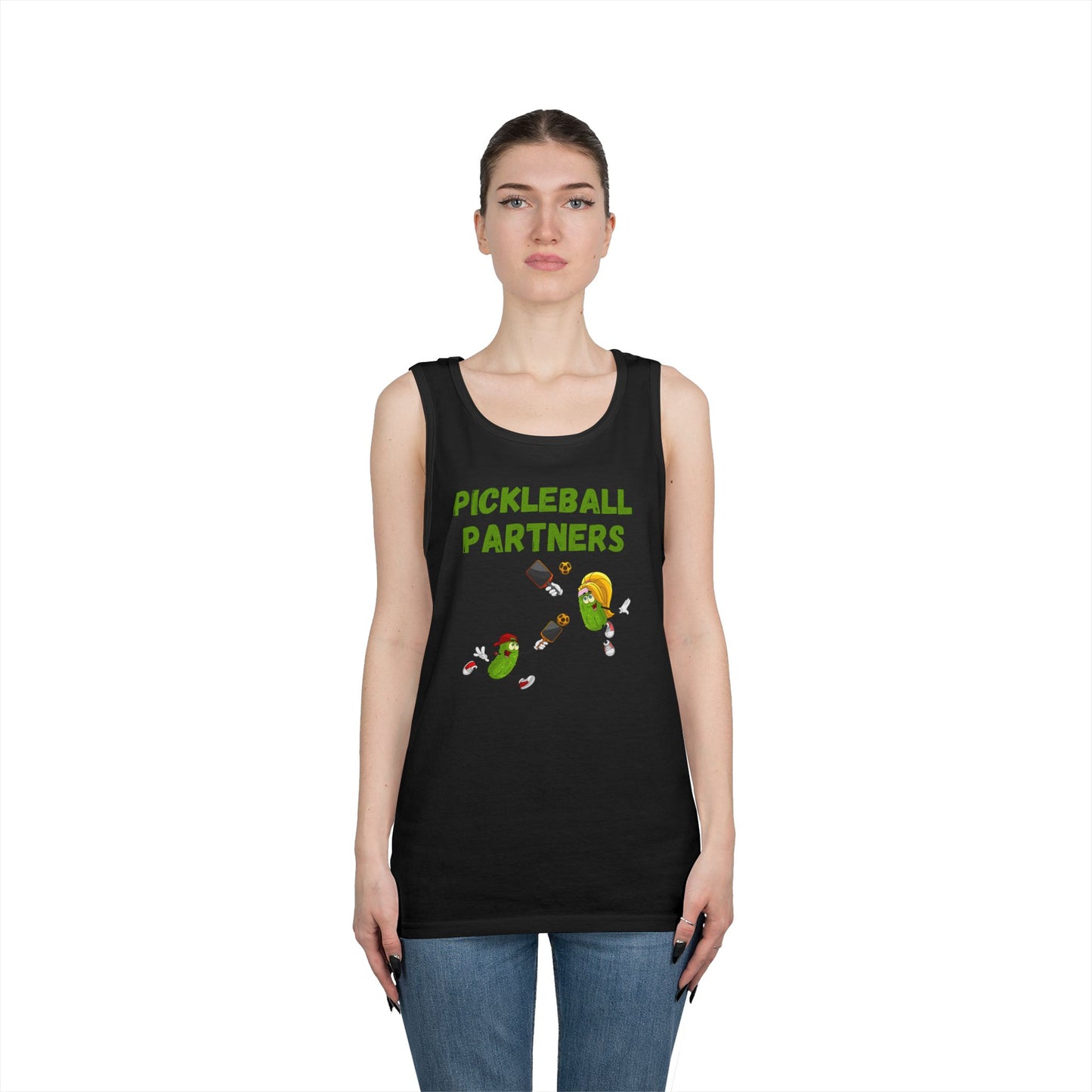 Pickleball Partners 2 // Unisex Heavy Cotton Tank Top