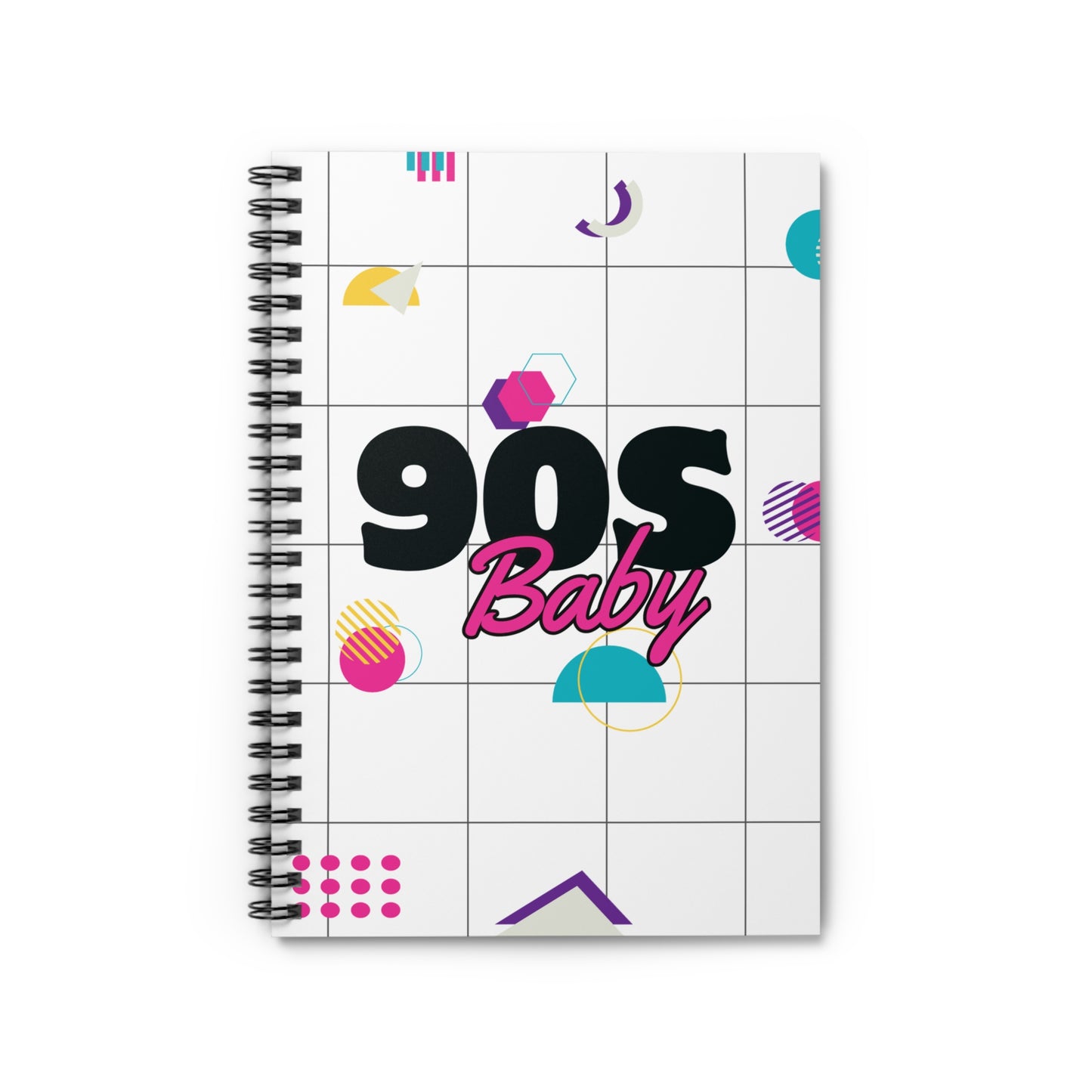 90s Baby // Spiral Notebook - Ruled Line