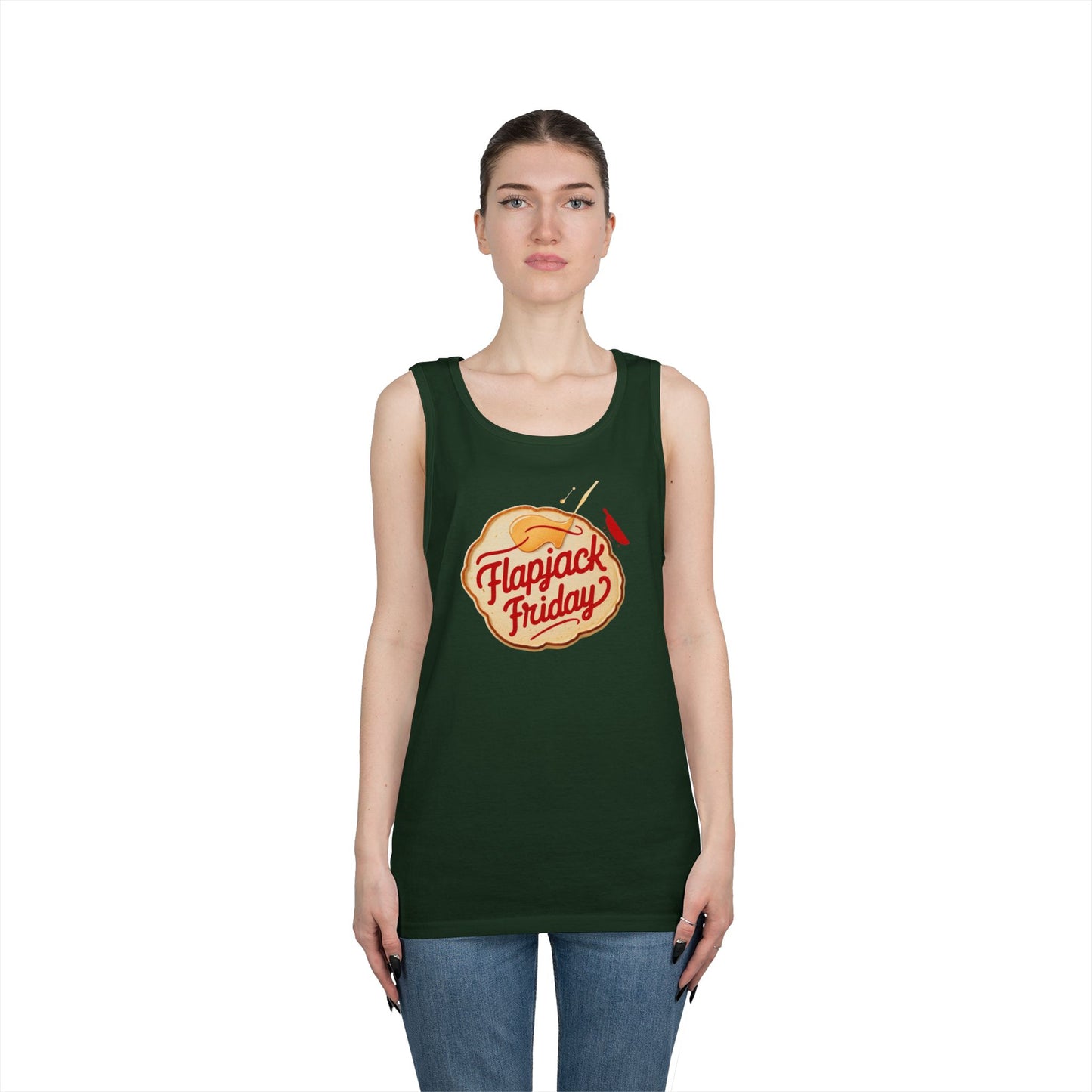 Flapjack Friday // Unisex Heavy Cotton Tank Top