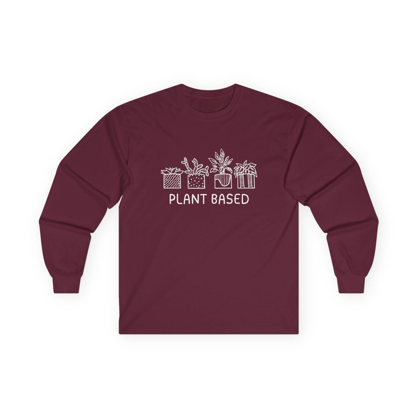 Plant-Based // Long Sleeve Tee - Eco-Friendly Apparel for Garden Lovers