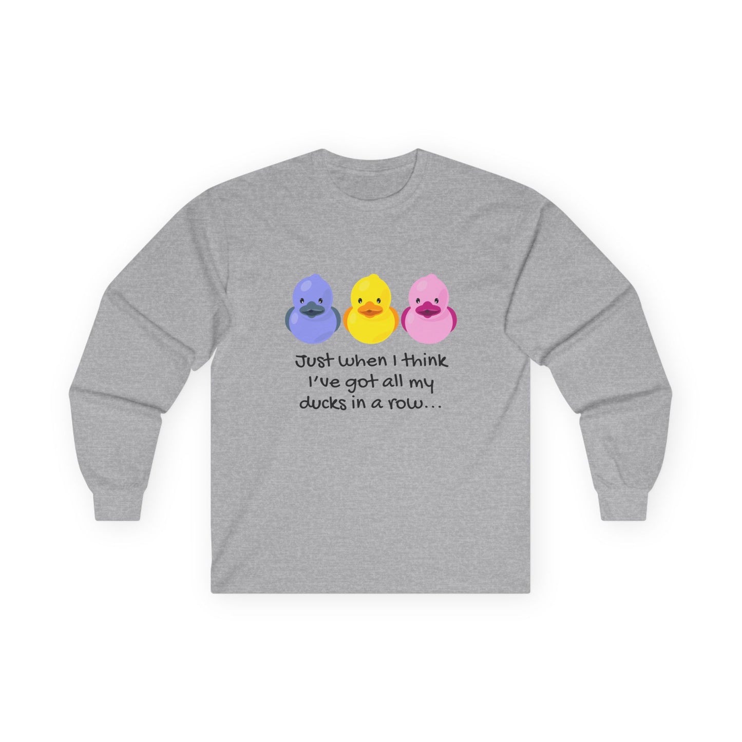 Ducks in a Row // Unisex Ultra Cotton Long Sleeve Tee