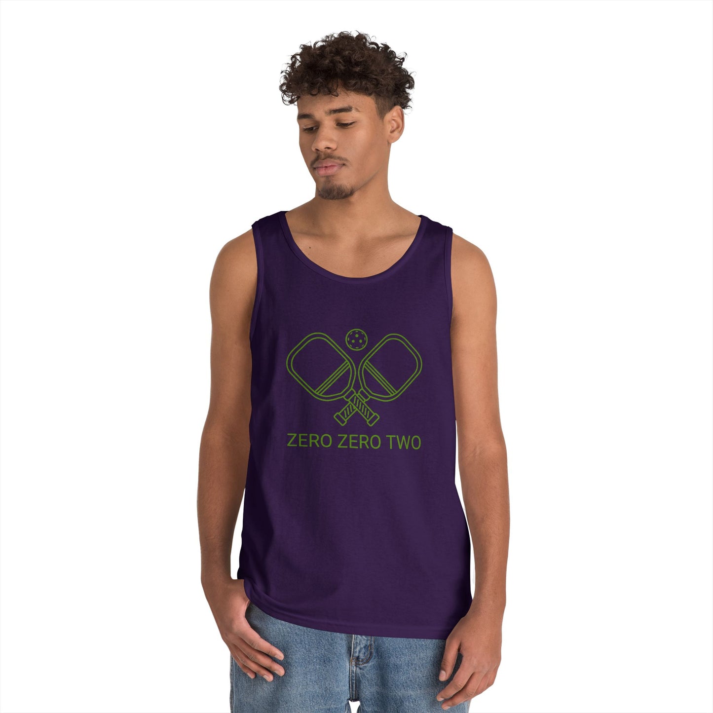 Zero Zero Two Pickleball // Unisex Heavy Cotton Tank Top