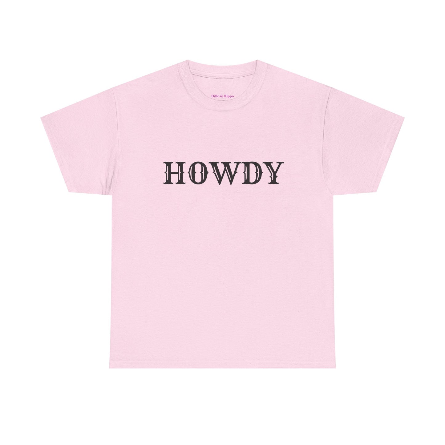 Howdy & Adios // Unisex Heavy Cotton Tee - Casual Statement Shirt