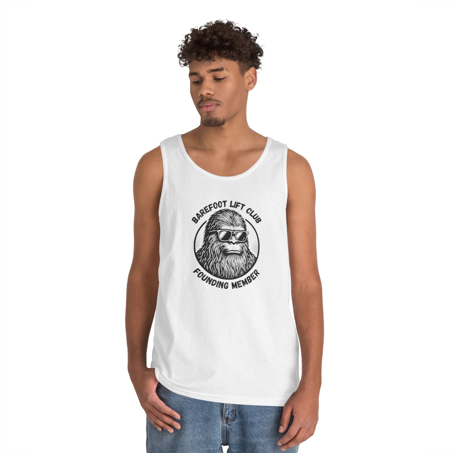 Barefoot Lift Club Founding Member // Unisex Heavy Cotton Tank Top