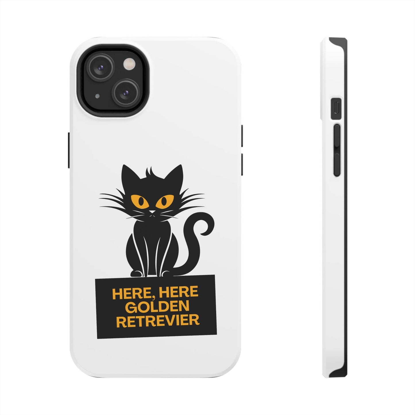 Here, Here Golden Retriever // Phone Case