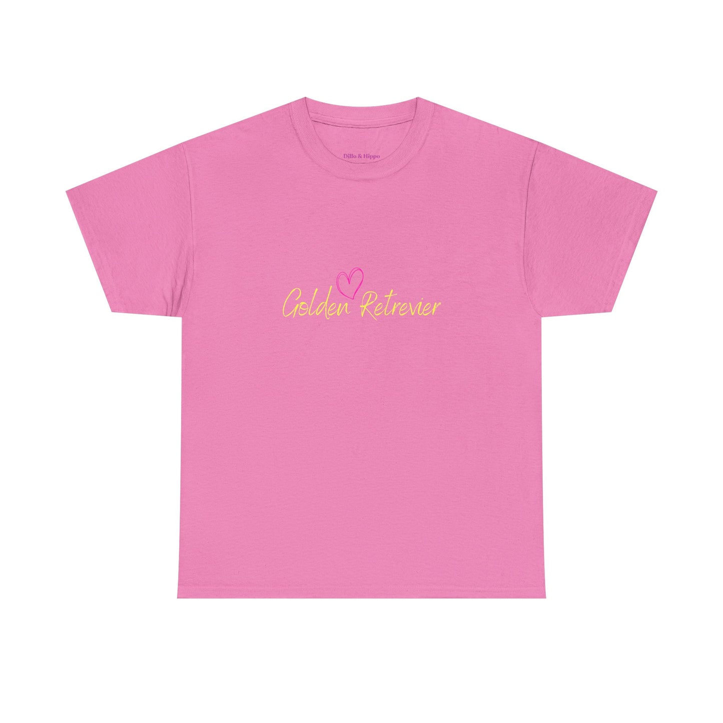 Golden Retriever Woofin' For My Black Cat // Unisex Heavy Cotton Tee - Relationship Dynamics