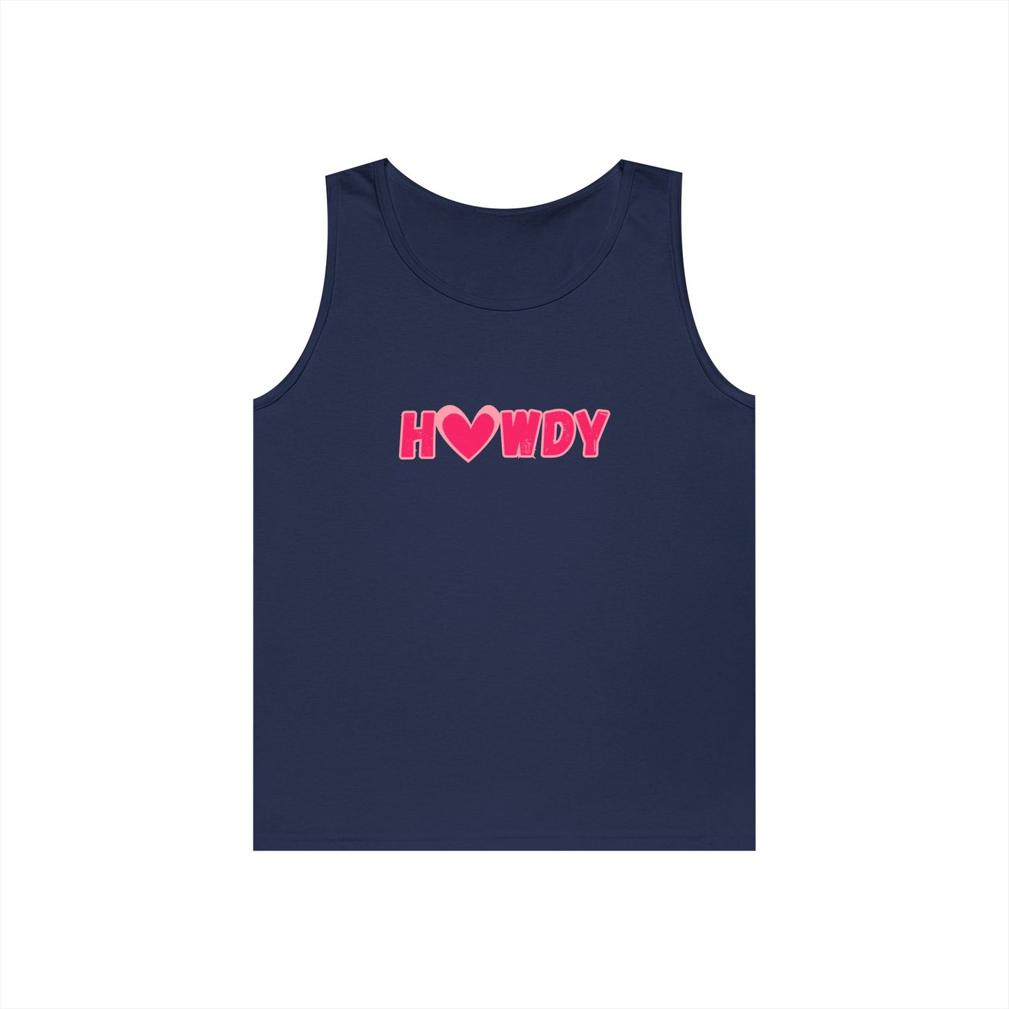 H<3wdy // Unisex Heavy Cotton Tank Top - Trendy Summer Wear for Fun and Relaxation