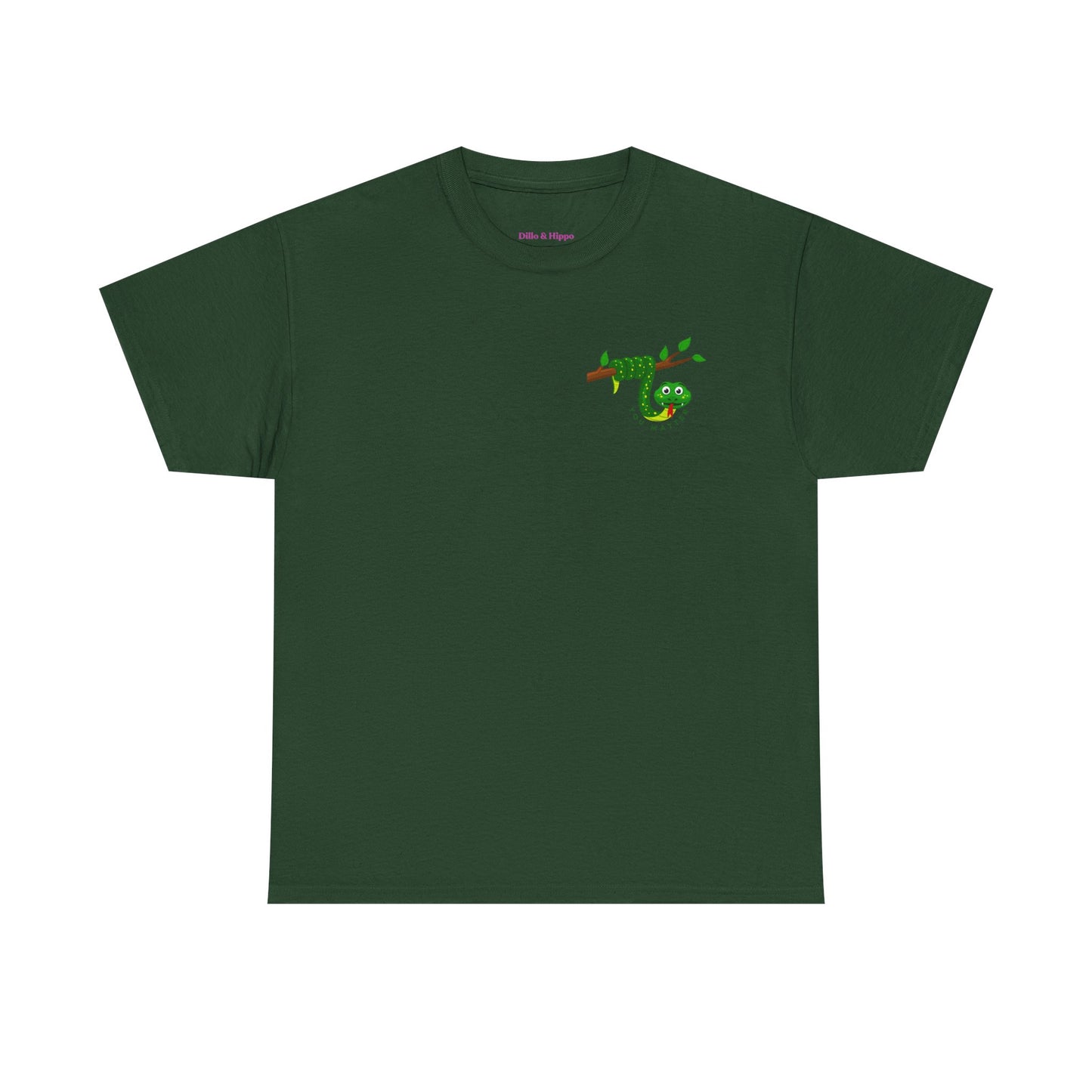 Keep Hanging On - Snake // Unisex Heavy Cotton Tee - Positive Message T-Shirt