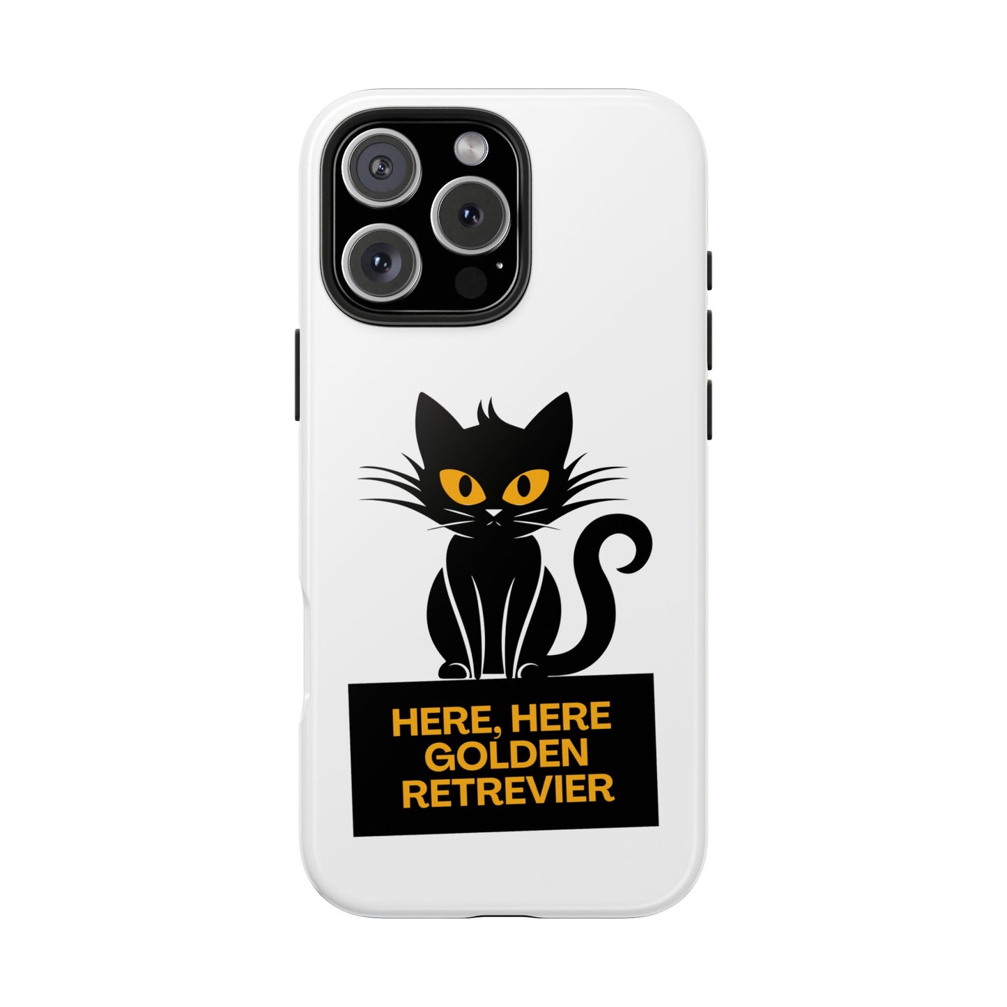 Here, Here Golden Retriever // Phone Case