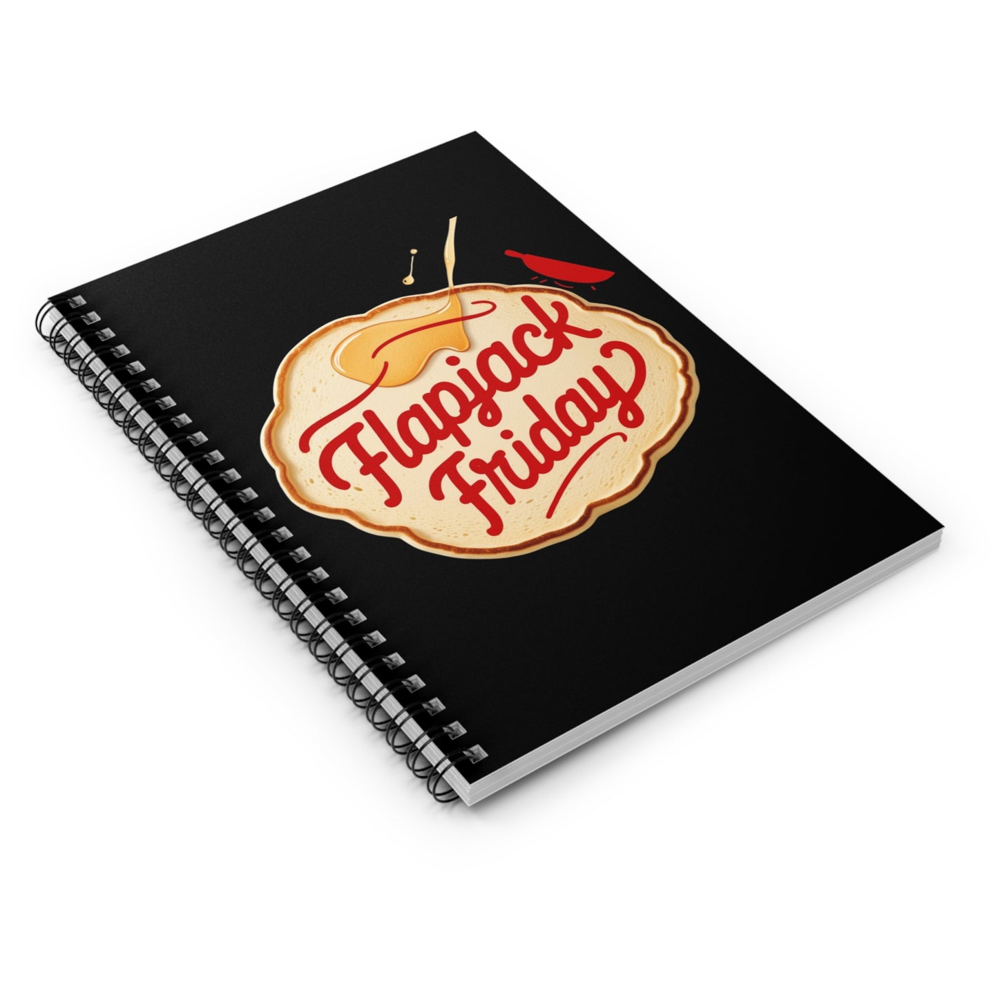Flapjack Friday // Spiral Notebook - Ruled Line