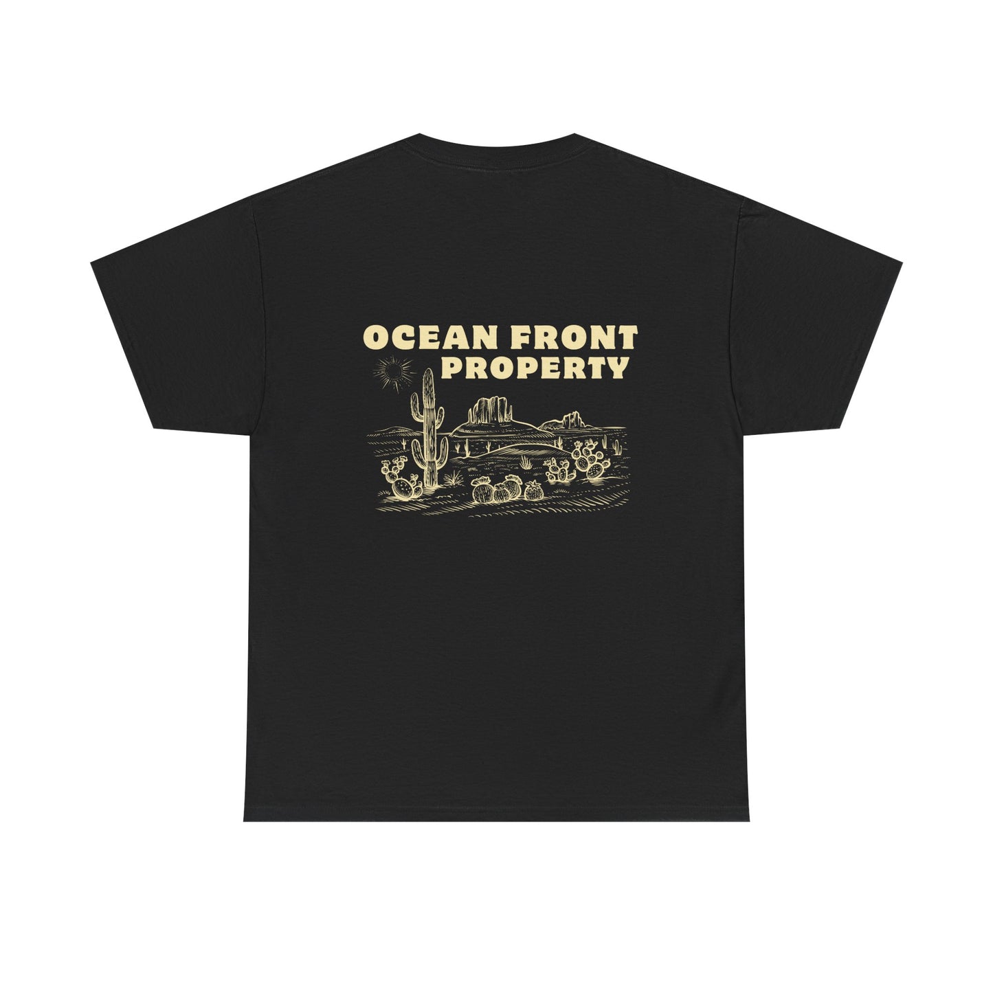 Ocean Front Property - Double-sided // Unisex Heavy Cotton Tee