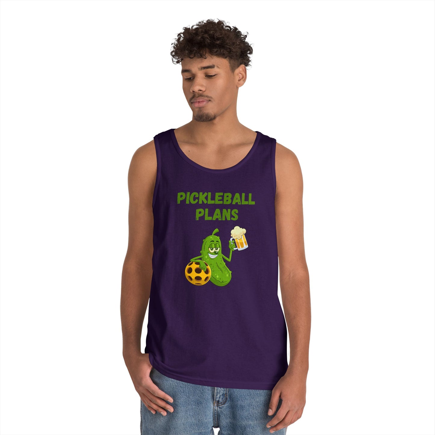 Pickleball Plans // Unisex Heavy Cotton Tank Top