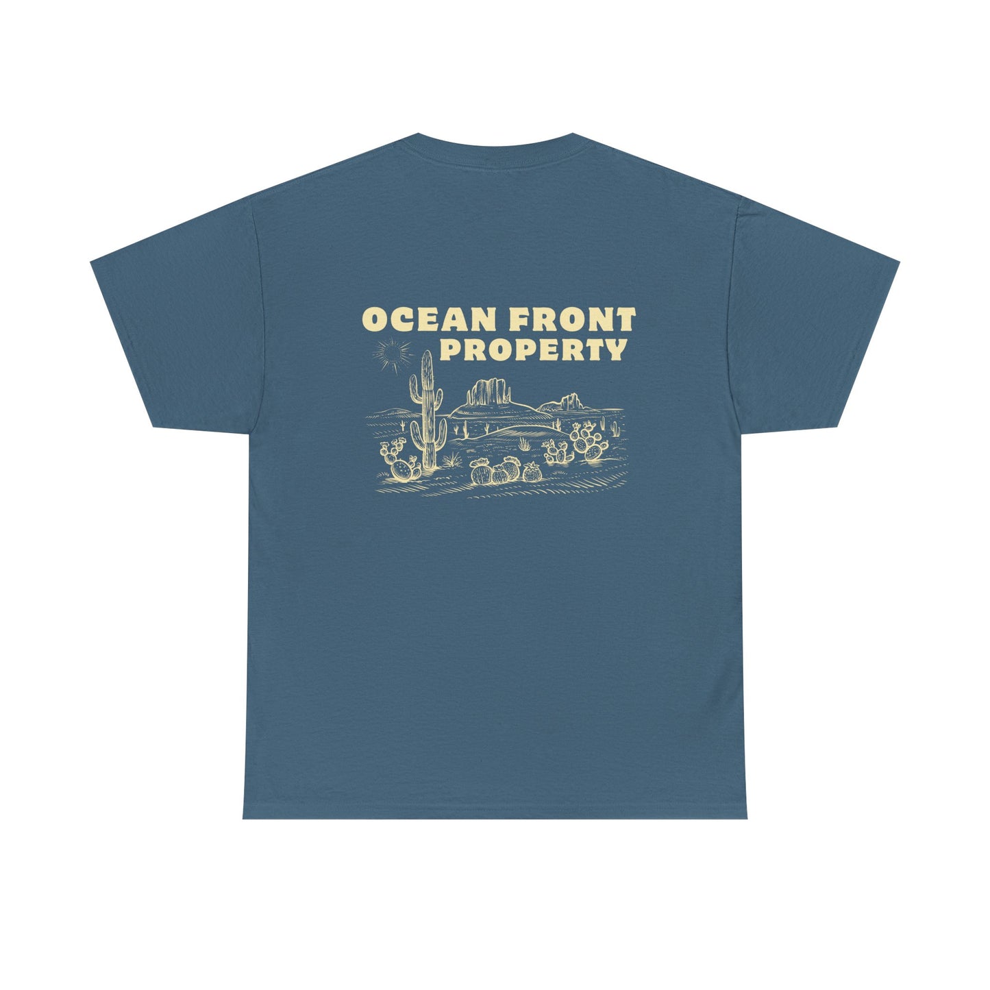 Ocean Front Property - Double-sided // Unisex Heavy Cotton Tee