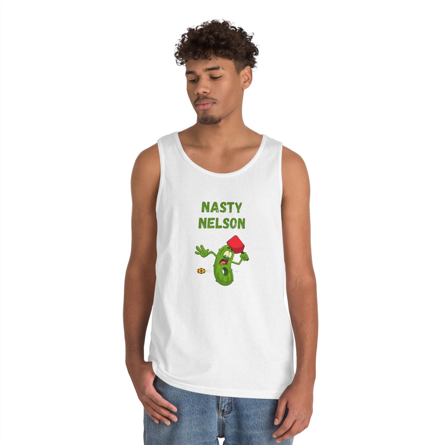 Pickleball // Nasty Nelson // Unisex Heavy Cotton Tank Top