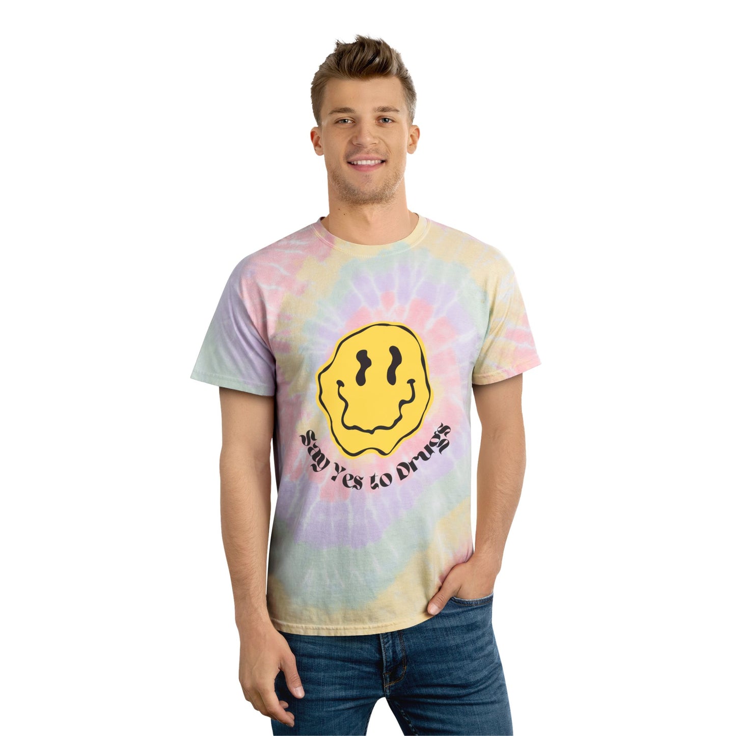 Say Yes to Drugs /// Tie-Dye Tee, Spiral