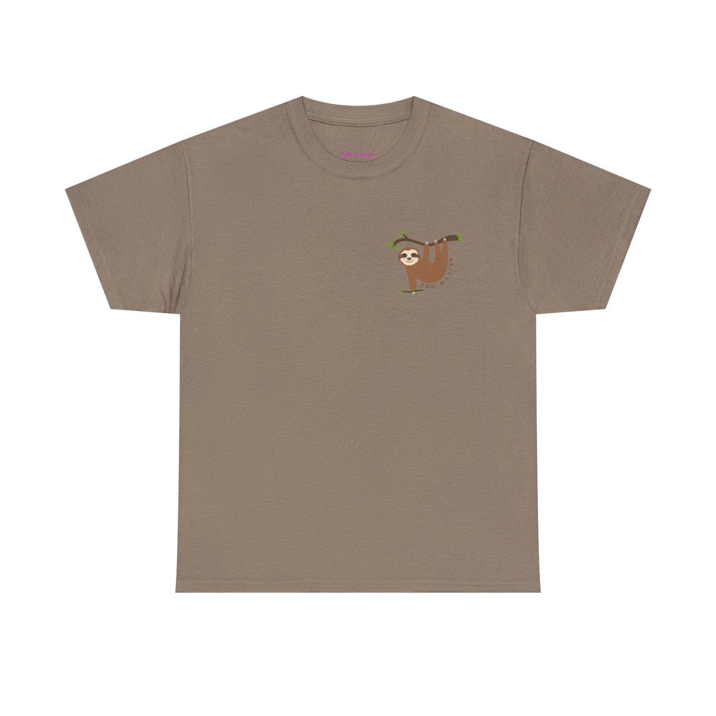 Keep Hangin' On - Sloth // Unisex Heavy Cotton Tee - Motivational