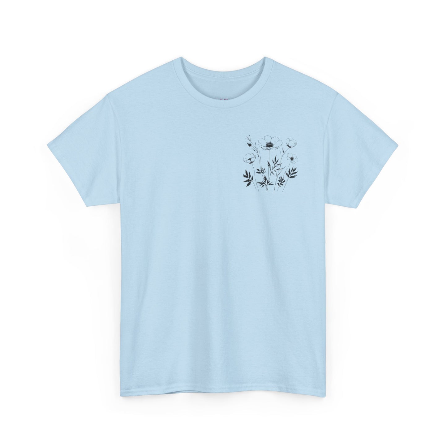 We're Rooting For You - Flowers // Unisex Heavy Cotton Tee - Perfect for Everyday Comfort