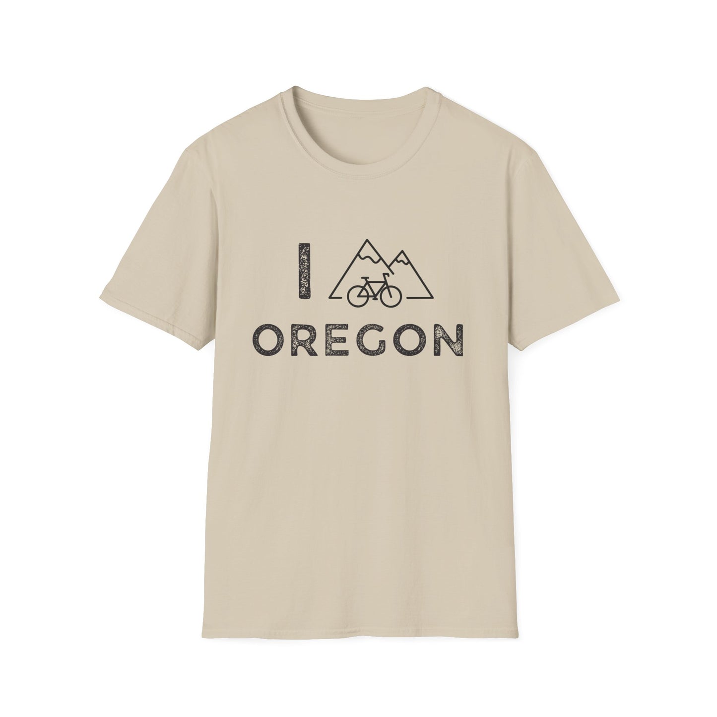 I (Mountain) Bike Oregon // Unisex Softstyle T-Shirt
