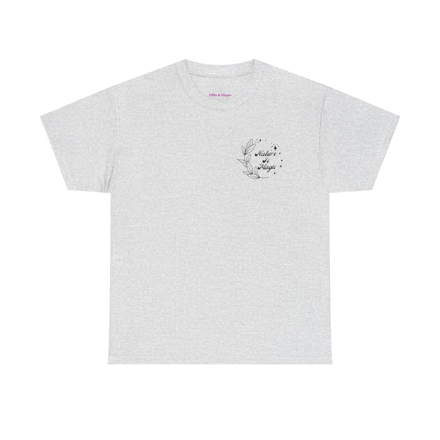 Nature is Magic - Pocket Placement // Unisex Heavy Cotton Tee - Nature-Themed Casual Wear
