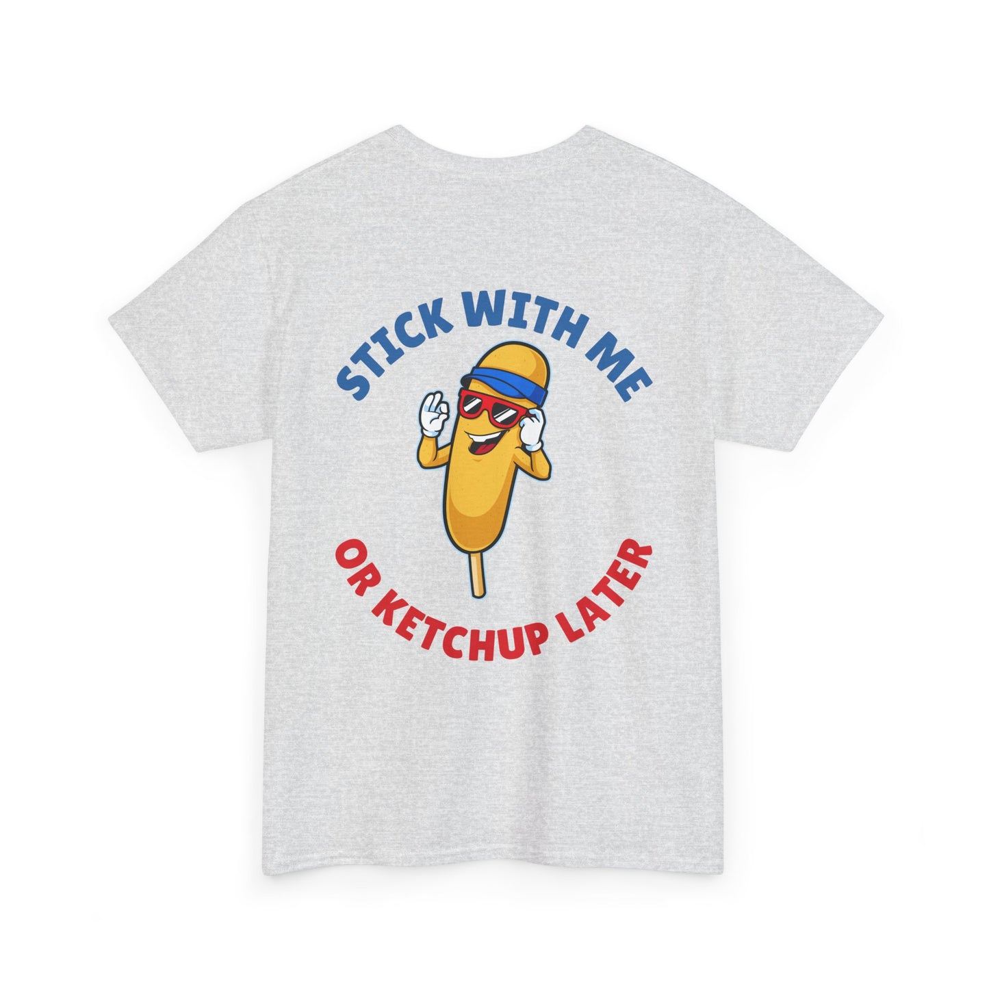 Funny Corndog Season // Unisex Heavy Cotton Tee | Perfect for Food Lovers and Festivals
