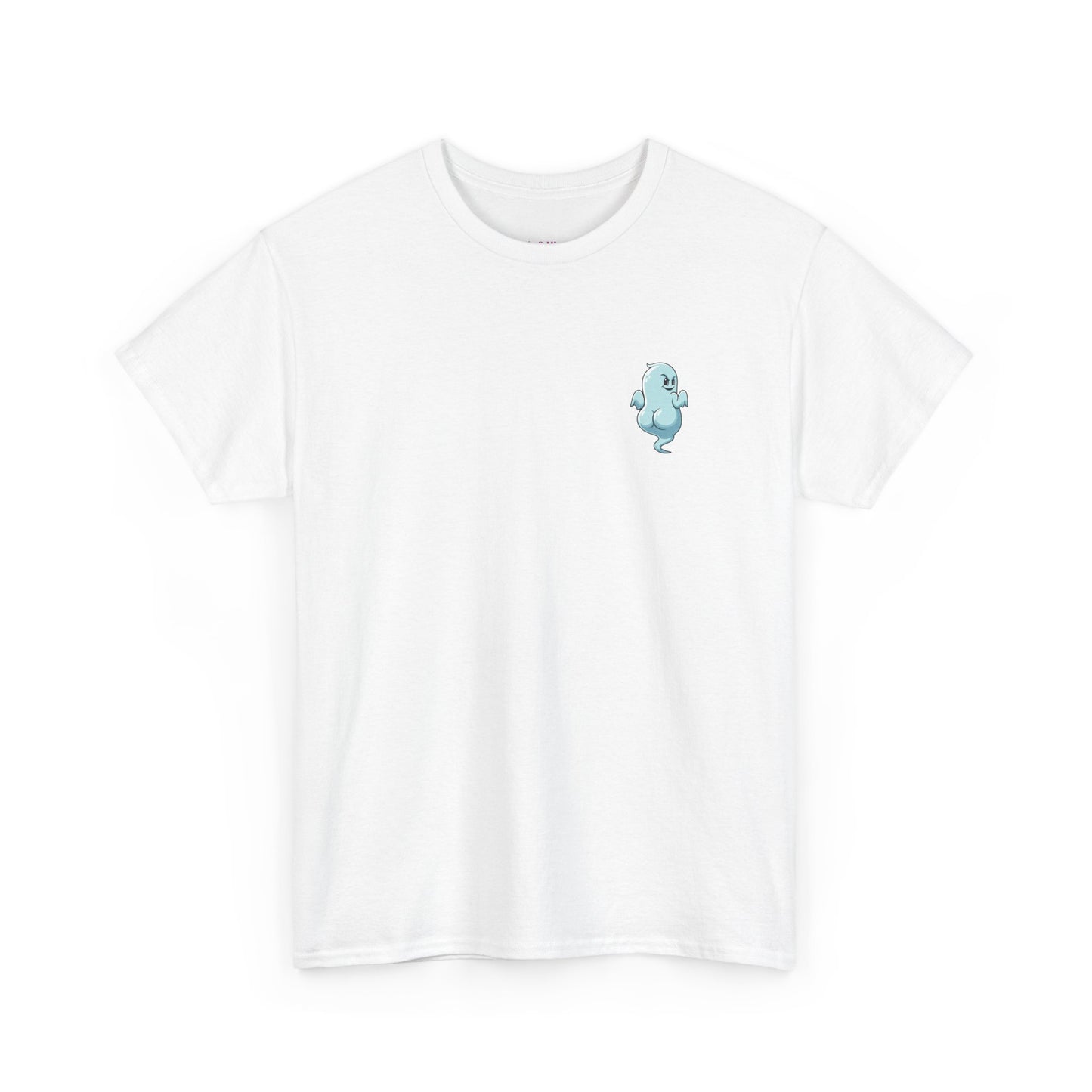 'Power Bottom Autumn' Blue Ghost // Playful Unisex Heavy Cotton Tee