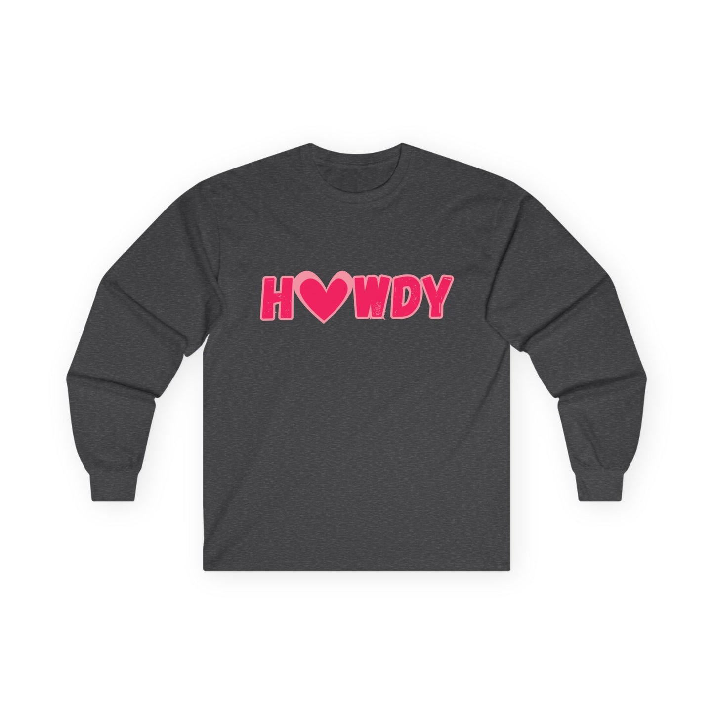 H<3wdy // Heart Long Sleeve Tee – Unisex Ultra Cotton Shirt for Casual Style