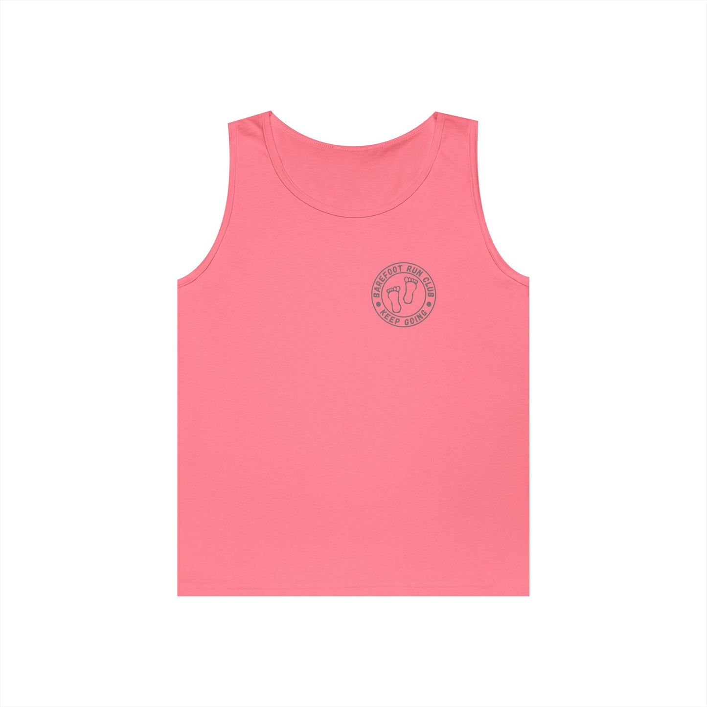 Barefoot Run Club // Bigfoot Founding Member // Double Sided Unisex Heavy Cotton Tank Top