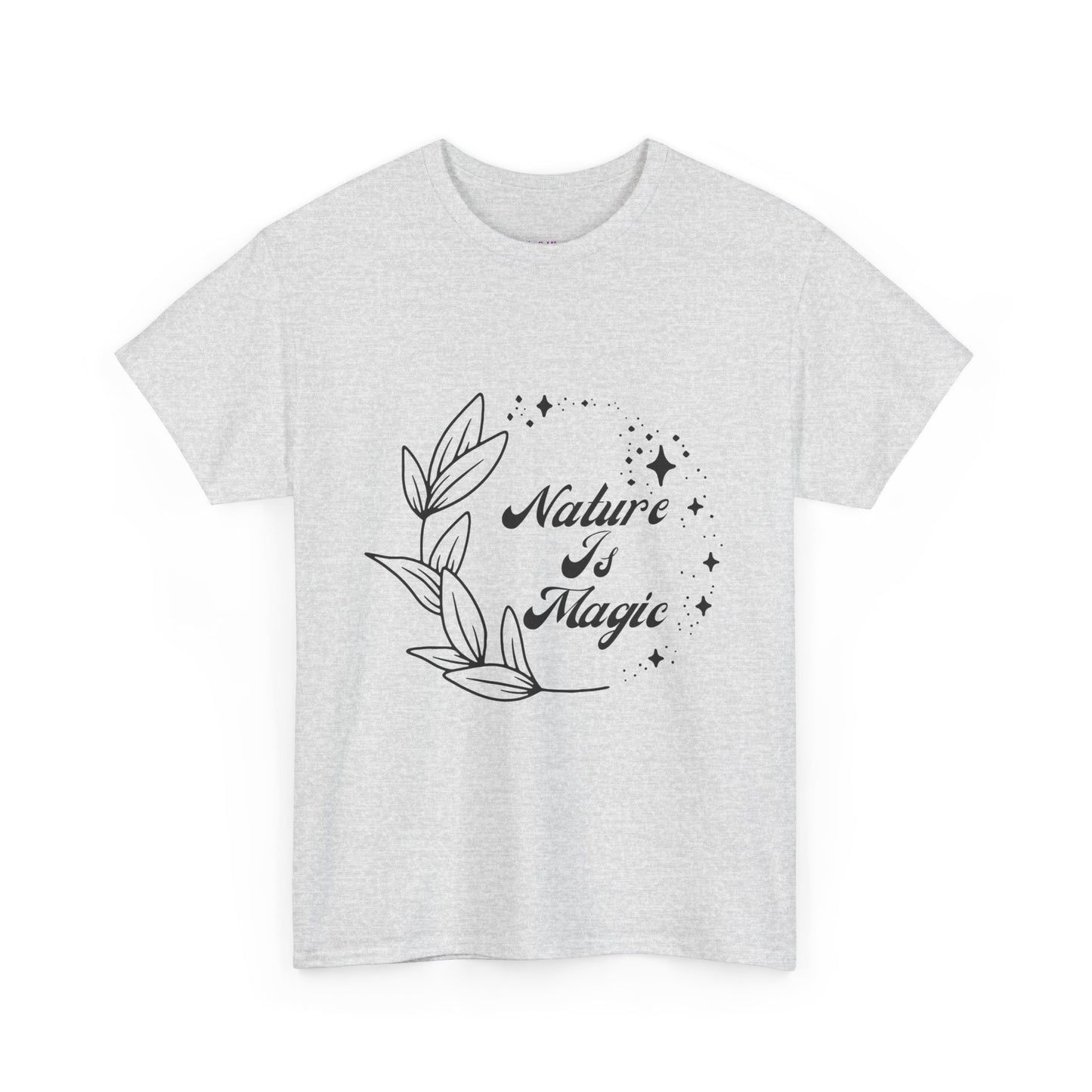 Nature is Magic // Unisex Heavy Cotton Tee - Nature-Themed Casual Wear