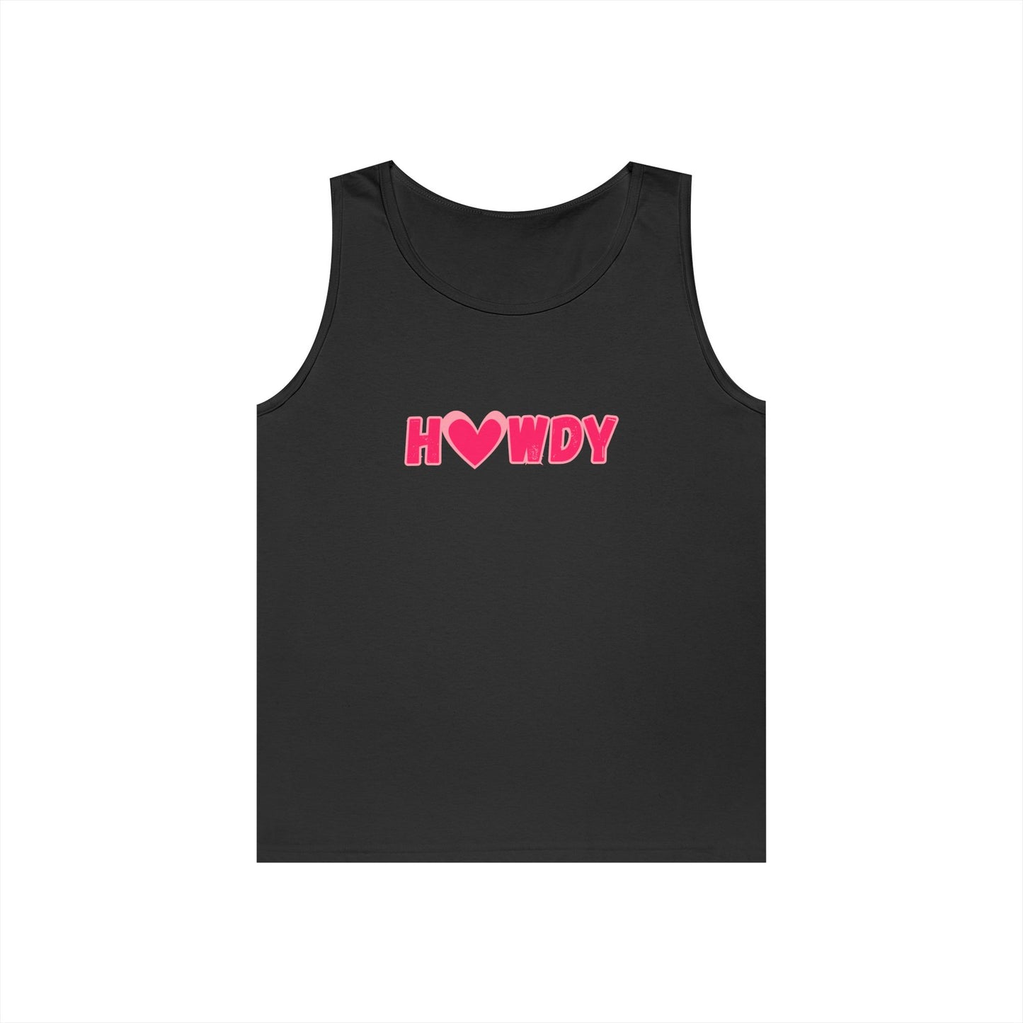H<3wdy // Unisex Heavy Cotton Tank Top - Trendy Summer Wear for Fun and Relaxation