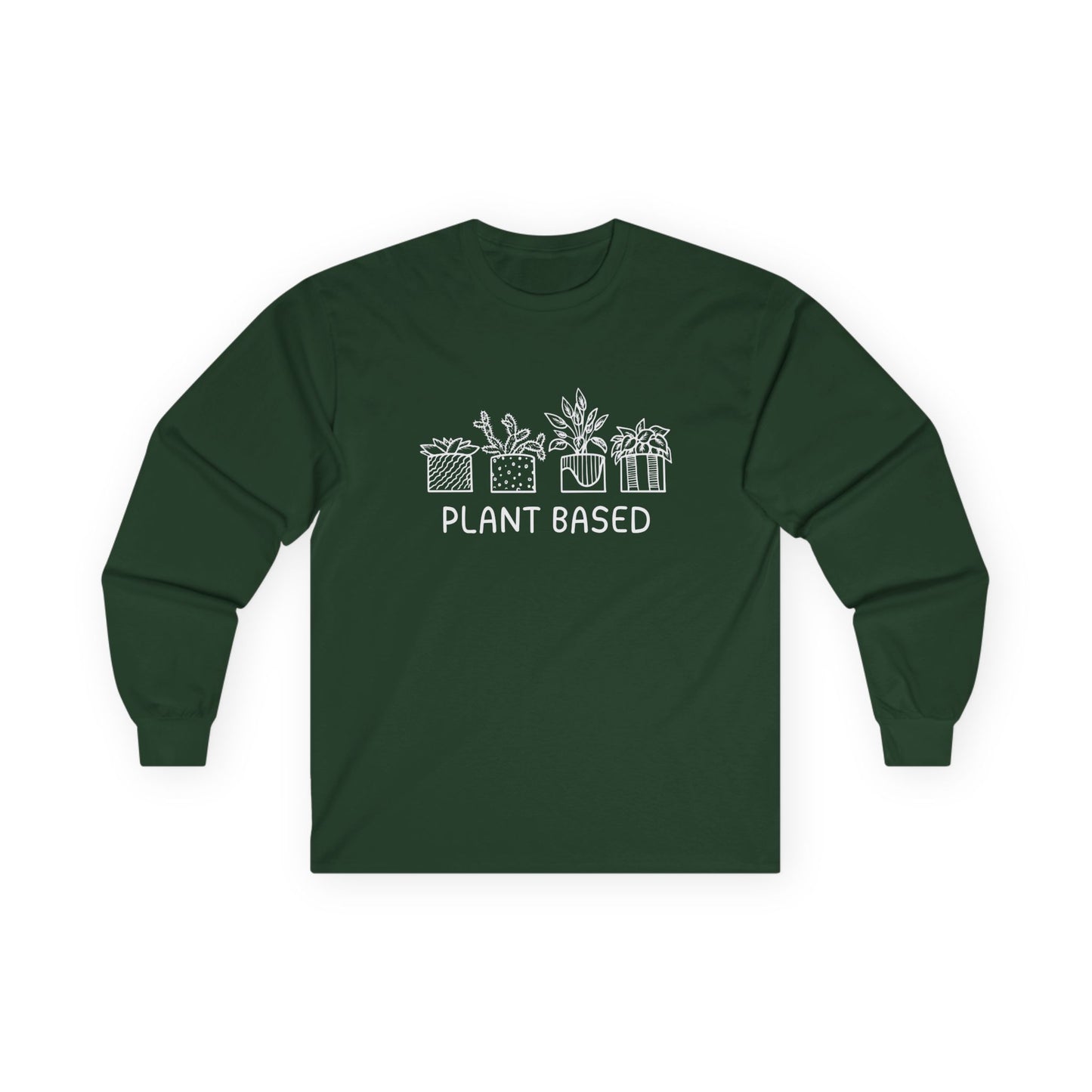 Plant-Based // Long Sleeve Tee - Eco-Friendly Apparel for Garden Lovers