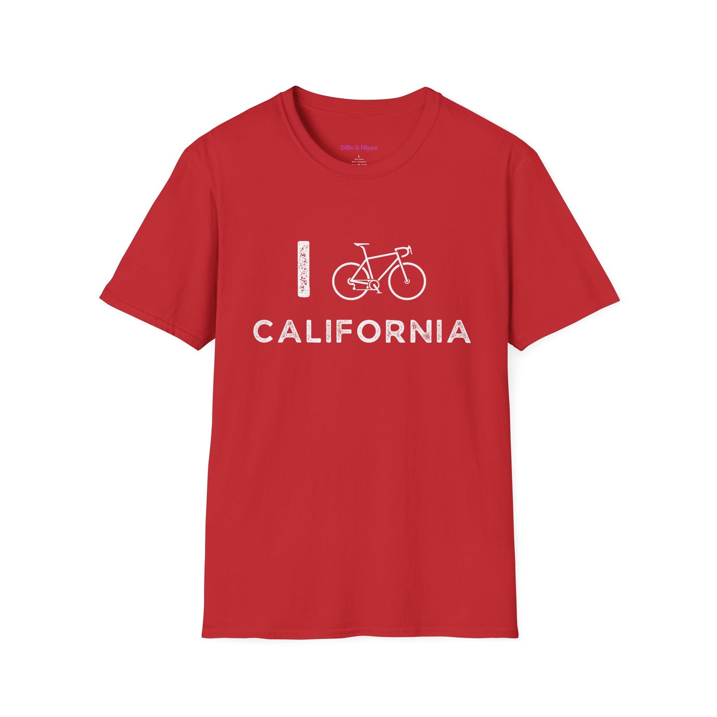 I (Road) Bike California // Unisex Softstyle T-Shirt