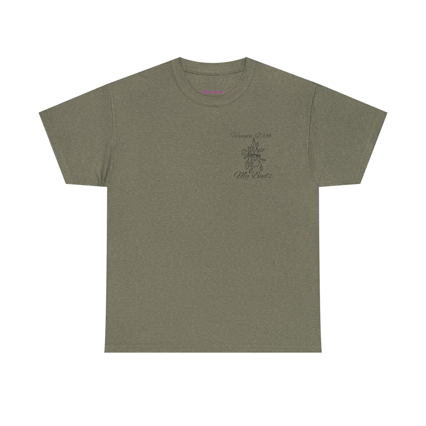 Hangin' With My Buds // Unisex Heavy Cotton Tee - Perfect for Everyday Comfort