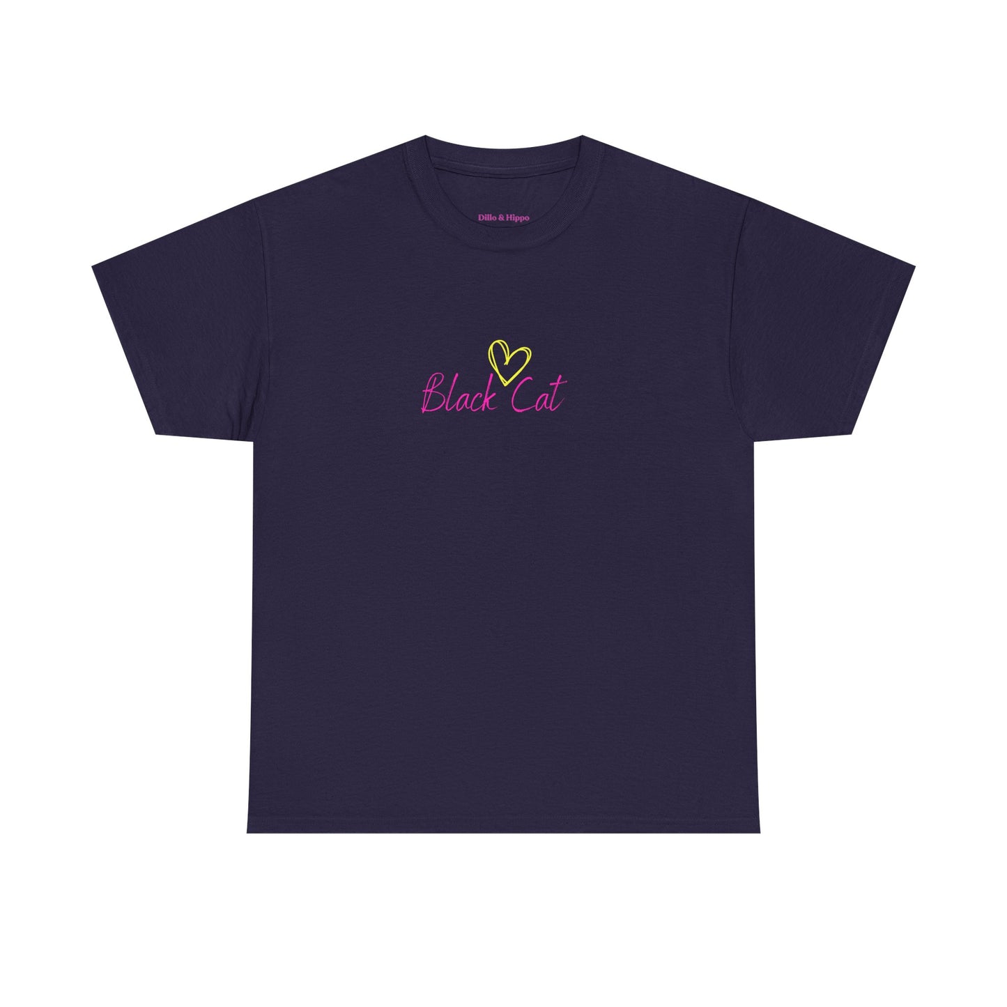 Black Cat Seeking My Golden Retriever // Unisex Heavy Cotton Tee - Relationship Dynamics