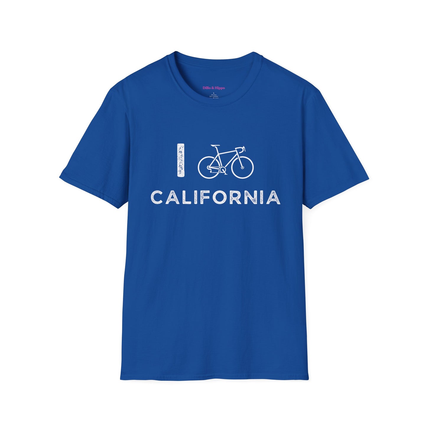 I (Road) Bike California // Unisex Softstyle T-Shirt