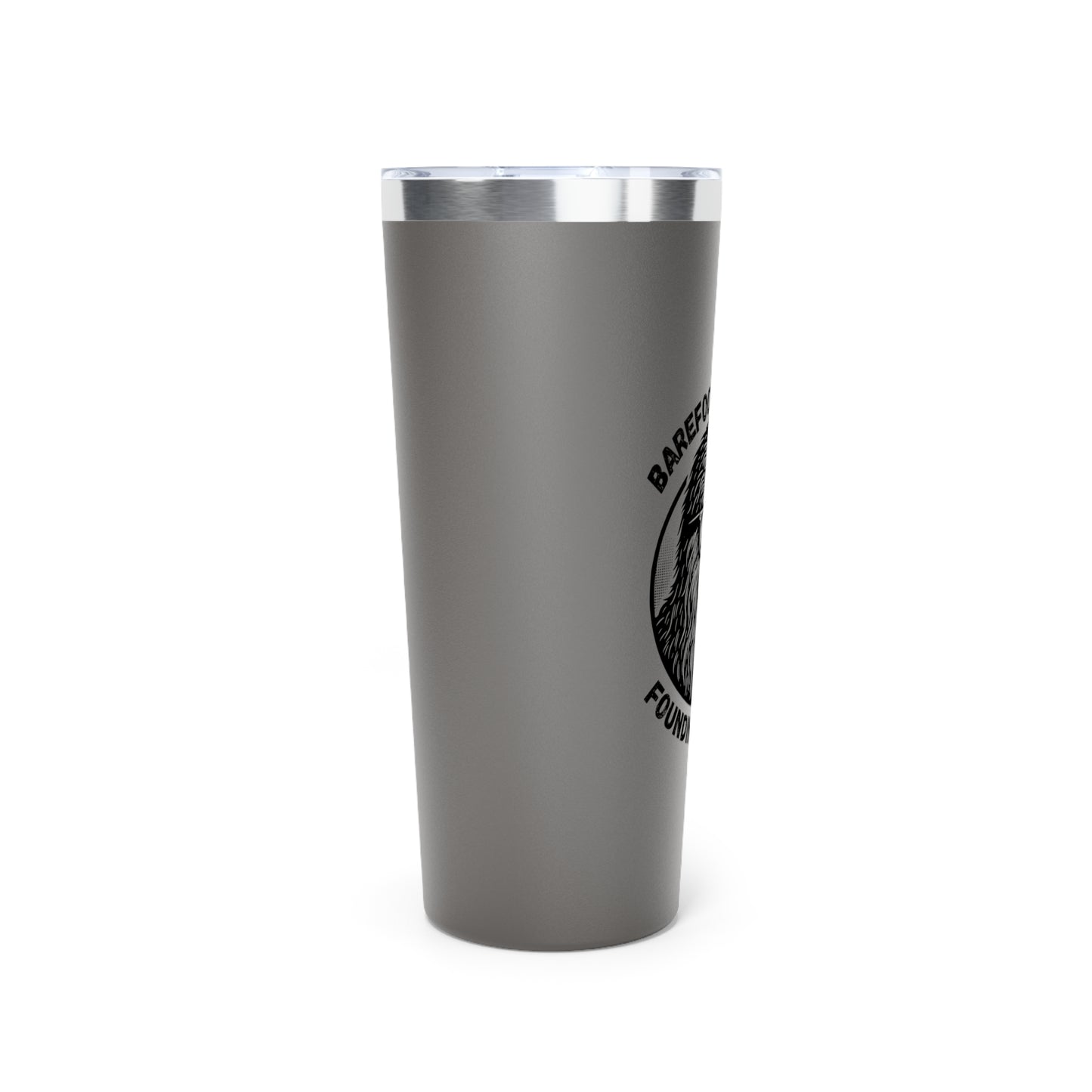 Barefoot Run Club Founding Member // Copper Vacuum Insulated Tumbler, 22oz - Blue Text