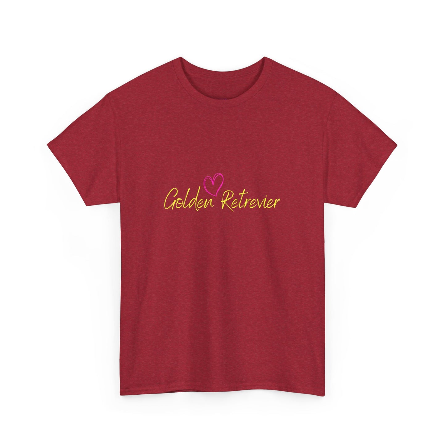 Golden Retriever Woofin' For My Black Cat // Unisex Heavy Cotton Tee - Relationship Dynamics