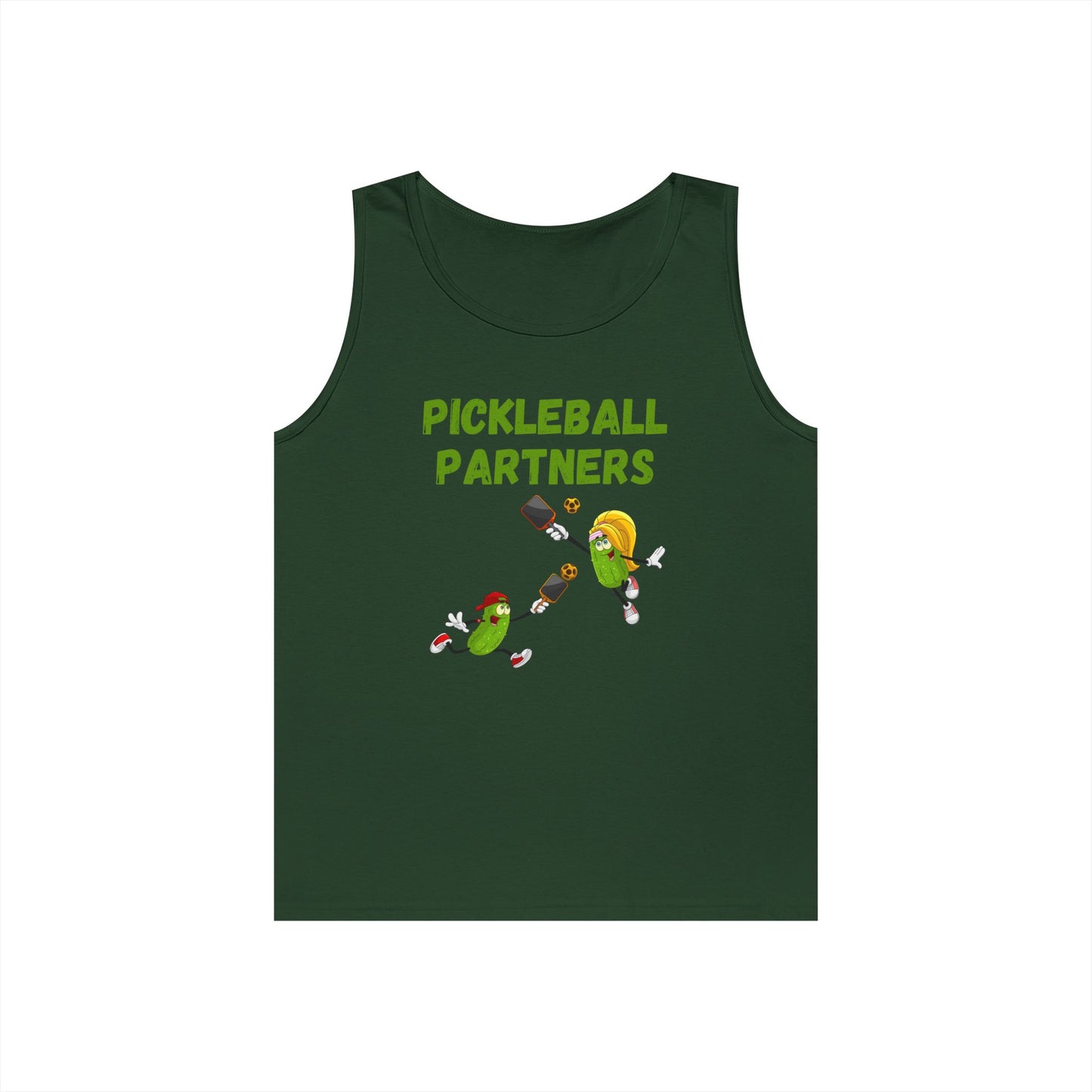 Pickleball Partners 2 // Unisex Heavy Cotton Tank Top